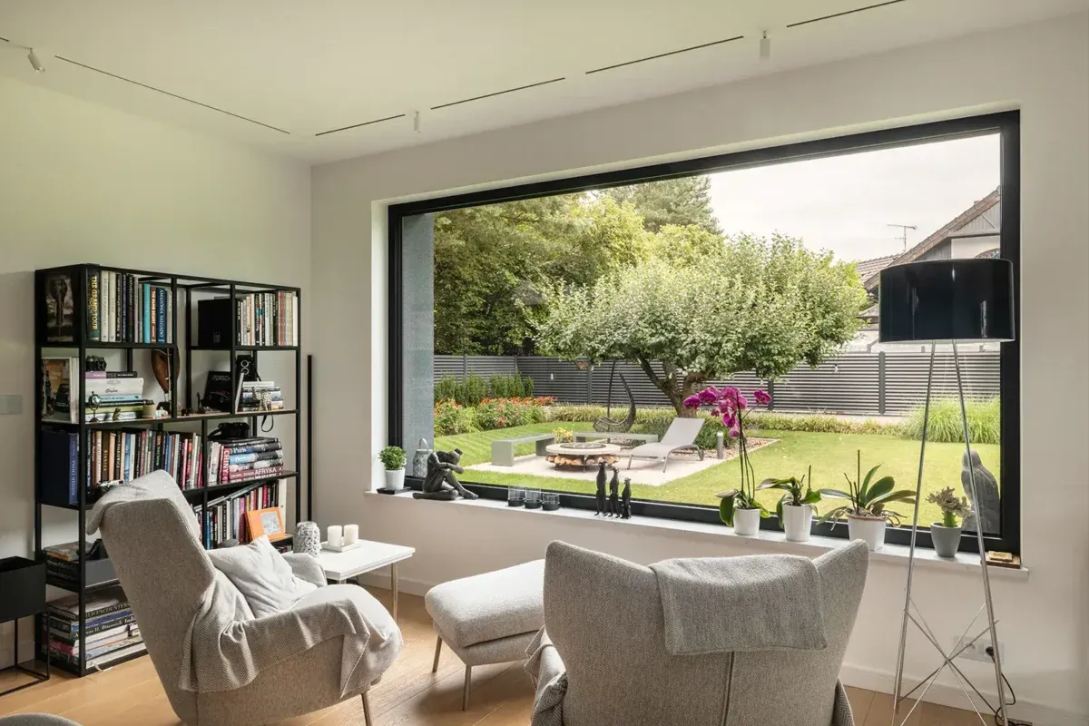 Sistem jendela mati aluminium untuk halaman produk Fixed Aluminium Windows